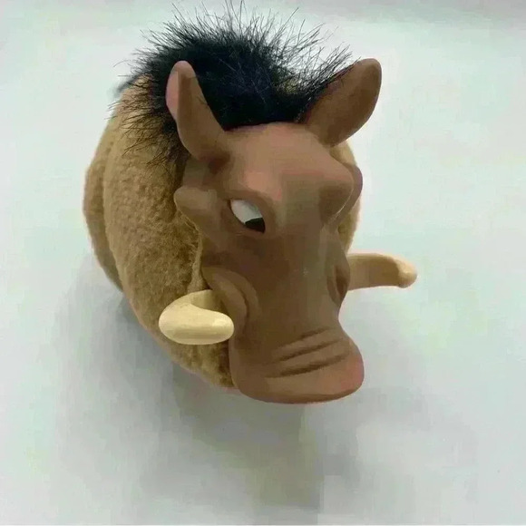 Vintage Disney The Lion King PUMBA 5" Plush w/ Vinyl Face Mattel 1994 - Picture 5 of 6